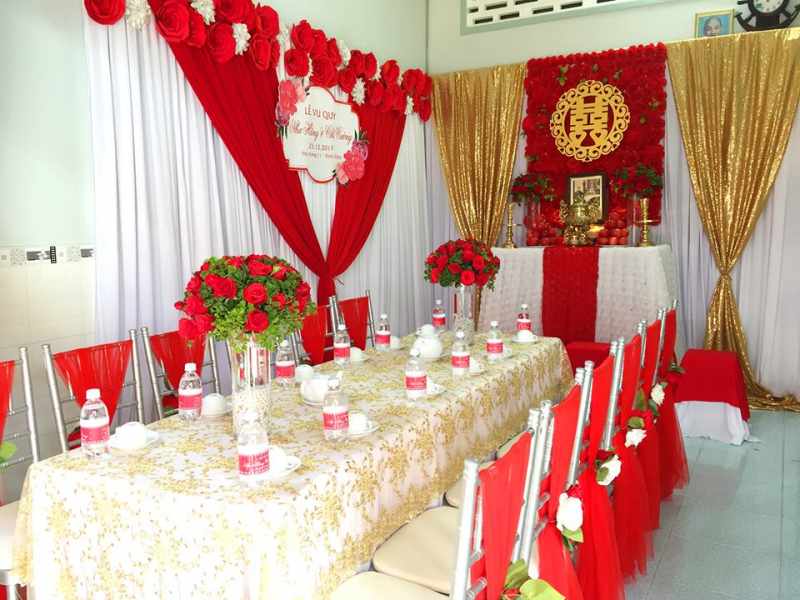 Trang trí tiệc cưới quận 3